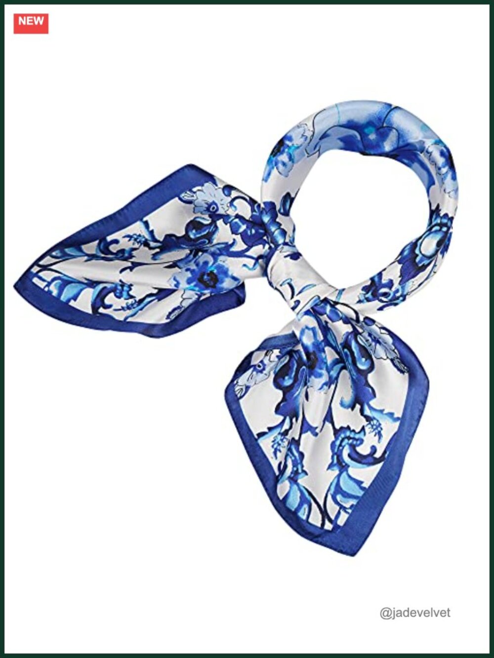Silk Like Satin Scarf Women's 24x24 Large Square Headscarf Multipurpose